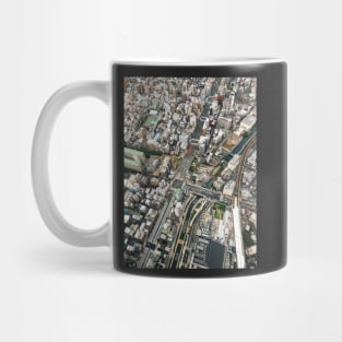 Japan - Streets of Tokyo From Above Mug